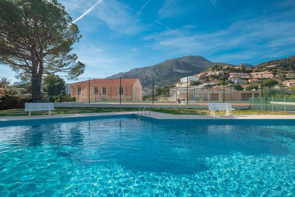 Appartement Familial 6P, Avec Piscine Et Tennis, Proche Mer Roquebrune-Cap-Martin Exterior photo